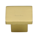 M Marcus Heritage Brass Classic Square Design Cabinet Knob 40mm